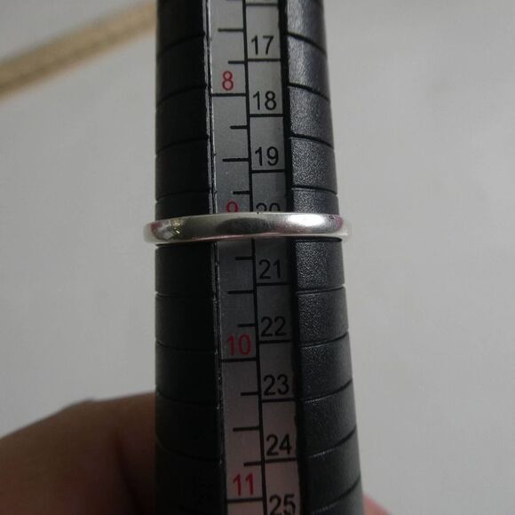 Sterling Silver Garnet Flower Vine Leaf Marcasite Finger Ring Vintage 925 Red - Picture 6 of 7